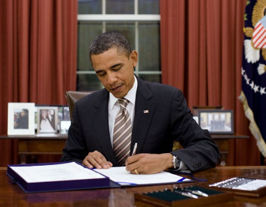 President Obama Signing Legislation Into Law