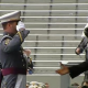 West Point Cadet Holds Salute Waiting for Commander-in-Chief to Return One; Gets a Handshake Instead!